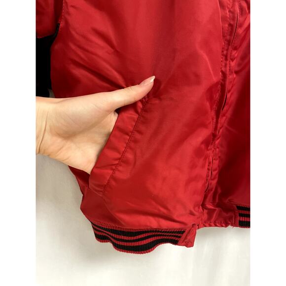 MLB General Merchandise Arizona DiamondBacks Full Zip Varsity Jacker Red Kids 8 - Picture 7 of 12